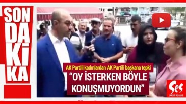 AK Partili başkana Ak partili kadınlardan tepki!