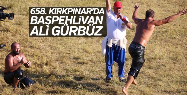 Ali Gürbüz 3.defa başpehlivan