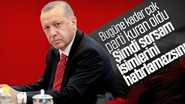 Cumhurbaşkanı Erdoğan ‘Yeni Parti’ye şans tanımadı!