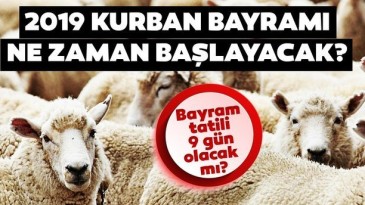 Kurban bayramı ayın kaçında başlıyor?