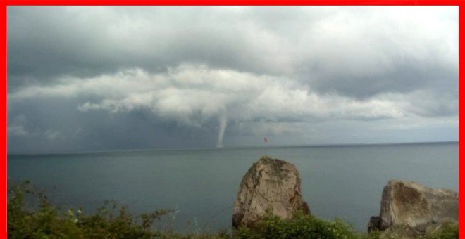Karadeniz’de hortum korkuttu!