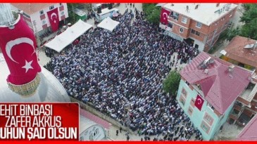 Şehit Binbaşı dualarla uğurlandı!
