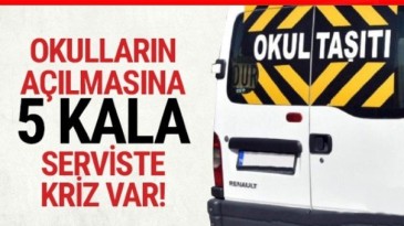 Bakanlık ile okul servisleri karşı karşıya!