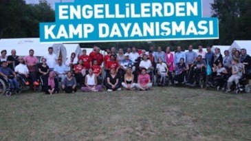 Engellilerden kamp dayanışması