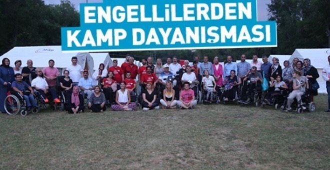 Engellilerden kamp dayanışması
