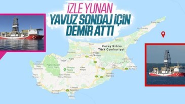 Yavuz sondaj bölgesine ulaştı!