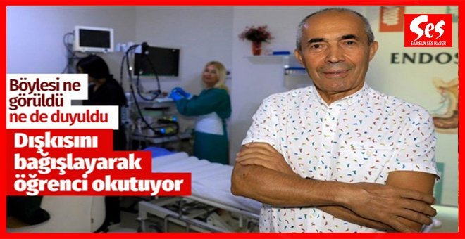 Böylesi ne görüldü ne duyuldu! Dışkısını bağışlayarak öğrenci okutuyor