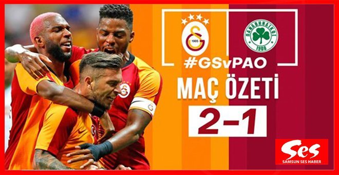 Galatasaray 2-1 Panathinaikos maç özeti