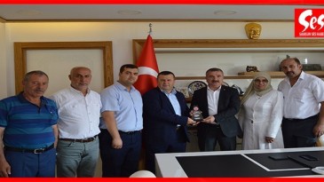 Gurbetçi Derneklerinden Başkan Özdemir’e ziyaret