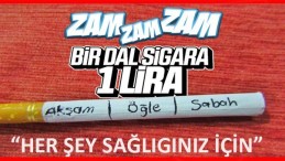 Sigaraya 3 lira zam sürüyor!