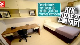 KYK yurduna zam geldi