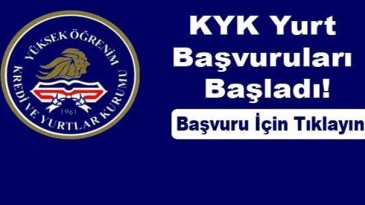 Yeni dönem yurt başvuruları başladı!