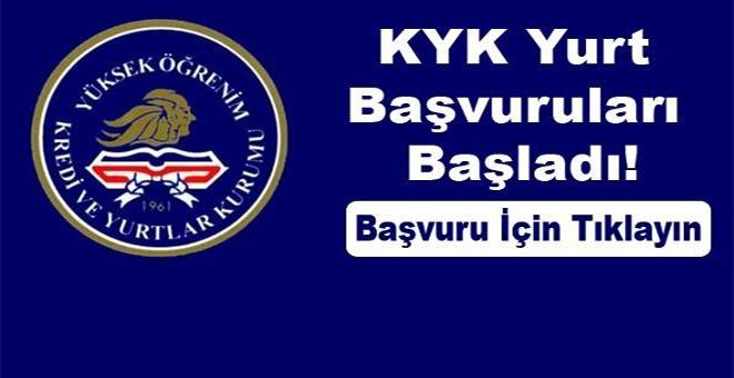 Yeni dönem yurt başvuruları başladı!