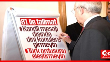 Kılıçdaroğlu 81 il örgütünü uyardı!