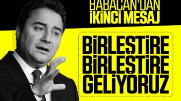 Ali Babacan yeni parti çalışmalarıyla ilgili konuştu