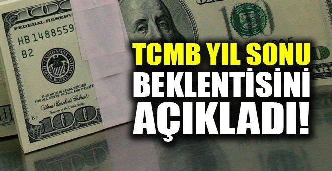Merkez Bankası’nın yıl sonu enflasyon ve dolar tahmini açıklandı