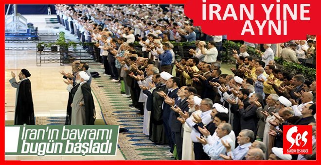 İran’da Kurban Bayramı namazı