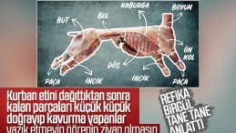 Kurban’da hayvanın etini ziyan etmemek için ipuçları