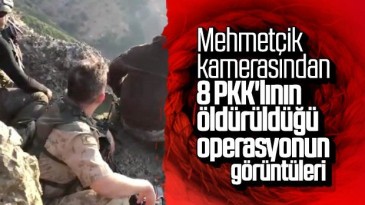 8 teröristin öldürüldüğü anların görüntüsü