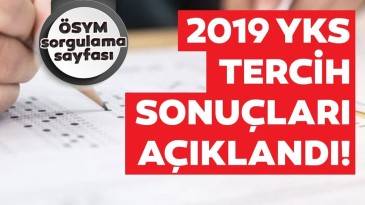 YKS yerleştirme sonuçları açıklandı