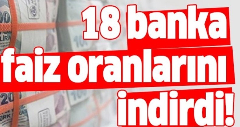 Merkez Bankası faiz indirdi! En düşük faizle kredi veren bankalar…
