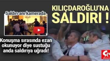 Kemal Kılıçdaroğlu’na yumurtalı saldırı