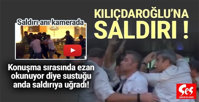 Kemal Kılıçdaroğlu’na yumurtalı saldırı
