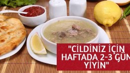 “Kadınlar krem kullanmak yerine paça çorbası içsin”