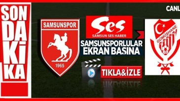 Yılport Samsunspor – Gümşhanespor… Tıkla canlı izle…