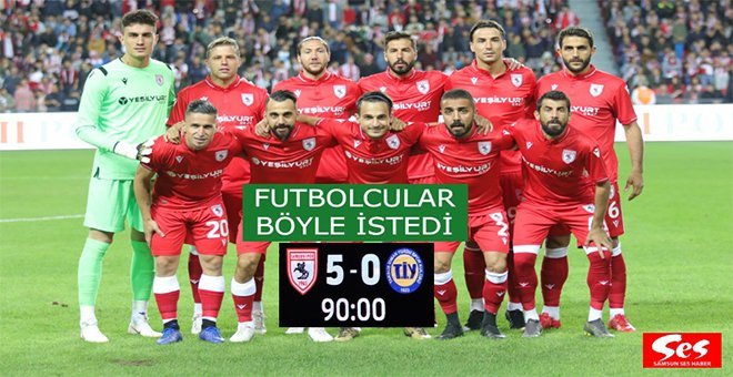 Yılport Samsunspor – Tarsus İdman Yurdu 5-0