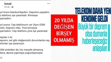 Türk Telekom depremle ilgili açıklama yaptı