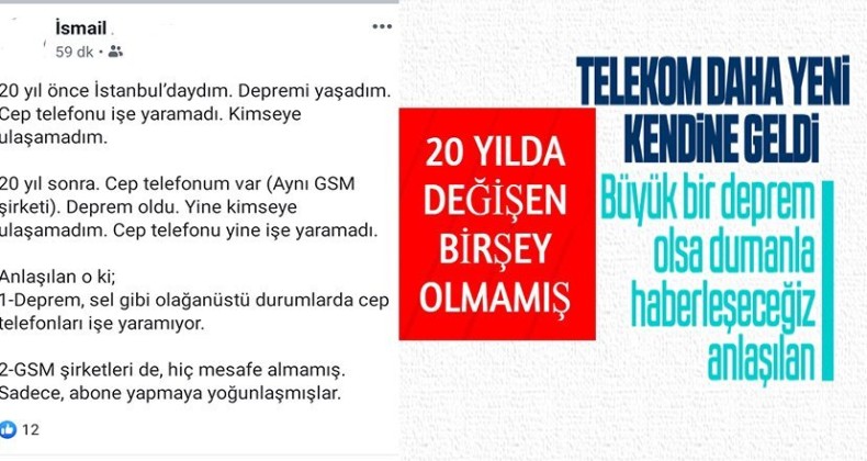 Türk Telekom depremle ilgili açıklama yaptı