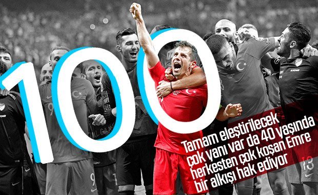 Emre doğum gününde 100. maçına çıktı