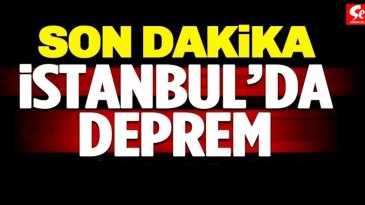 İstanbul’daki depremin şiddetini gösteren en net görüntüler