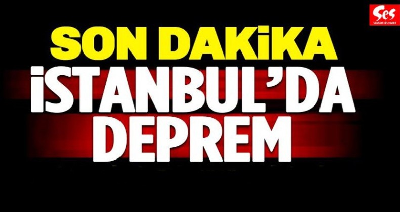 İstanbul’daki depremin şiddetini gösteren en net görüntüler