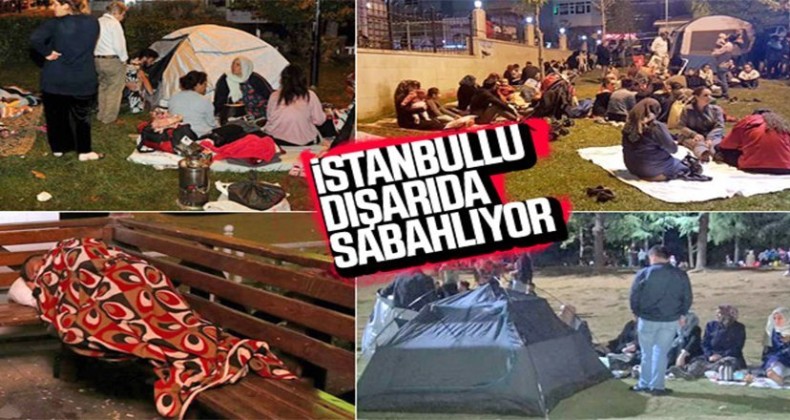 İstanbullular geceyi sokakta geçiriyor!