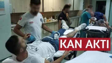 Samsun’da kız meselesi kanlı bitti!