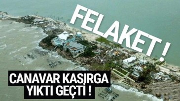 Kasırga yıktı geçti ! Felaketin boyutu havadan görüntülendi