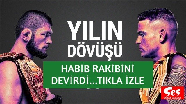 Habib Amerikalı rakibini perişan etti!