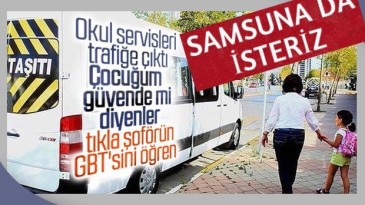 Okul servisleri trafikte