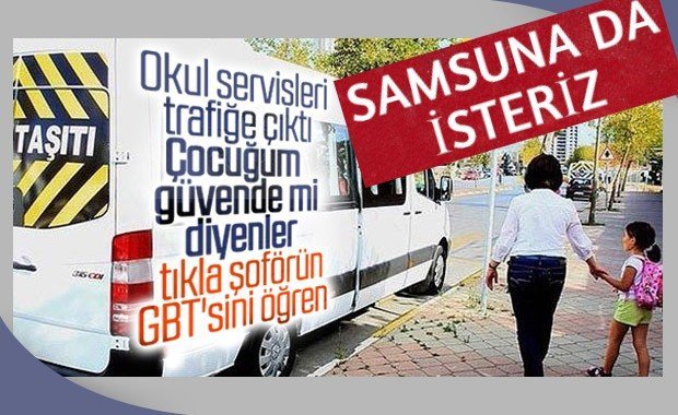 Okul servisleri trafikte