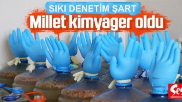 Sahte içki üretenlerin evinde patlama oldu