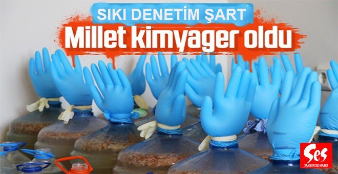 Sahte içki üretenlerin evinde patlama oldu