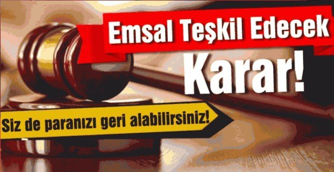 Bu karar binlerce insanı ilgilendiriyor!