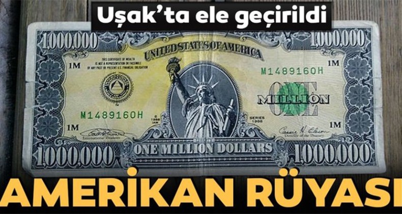 1 milyon dolarlık banknot gerçek çıktı!