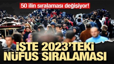 2023’TE SAMSUN’UN NÜFUSU NE KADAR OLACAK!