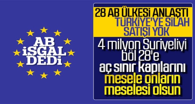 AB Silah satmayacakmış!