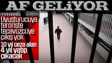 Yeni yargı paketi yola çıktı! Uyuşturucuya af yok