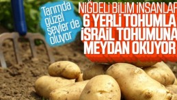 6 Çeşit yerli patates hasadı yapıldı