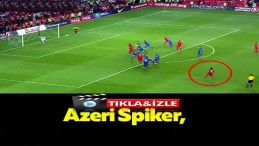 Azeri Spikerin gol sevinci